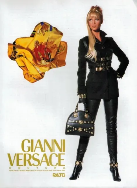 1992 Gianni Versace Original Miss SM Collection Medusa Handbag