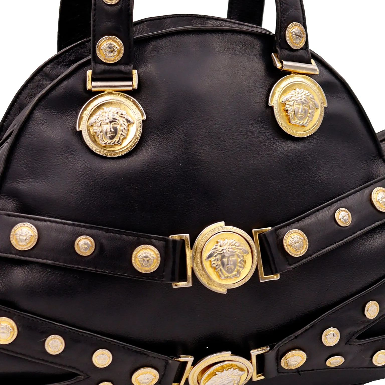 1992 Gianni Versace Original Miss SM Collection Medusa Handbag