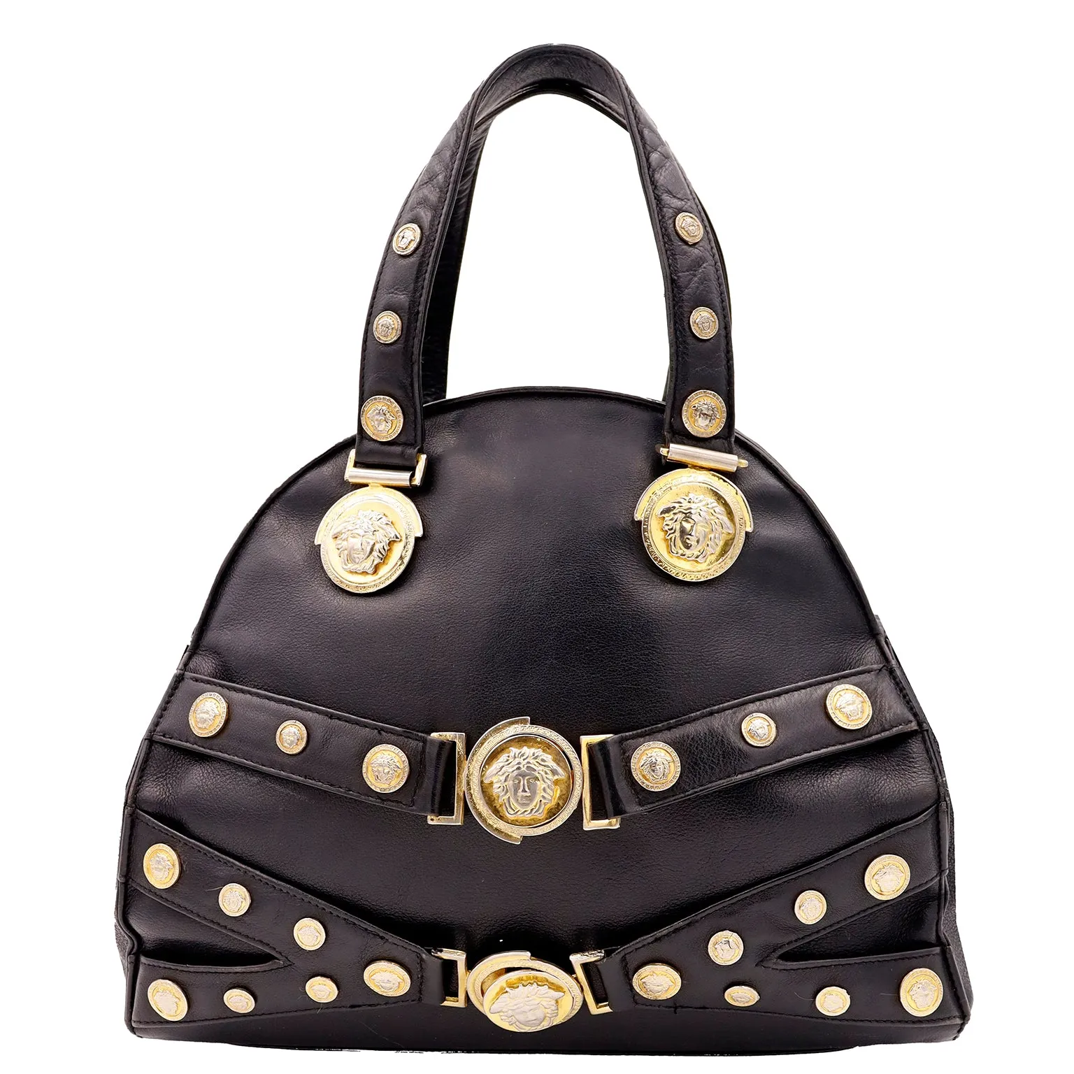 1992 Gianni Versace Original Miss SM Collection Medusa Handbag