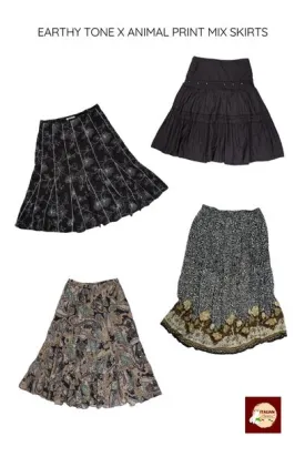 Boho X Grunge Fairy core Skirts