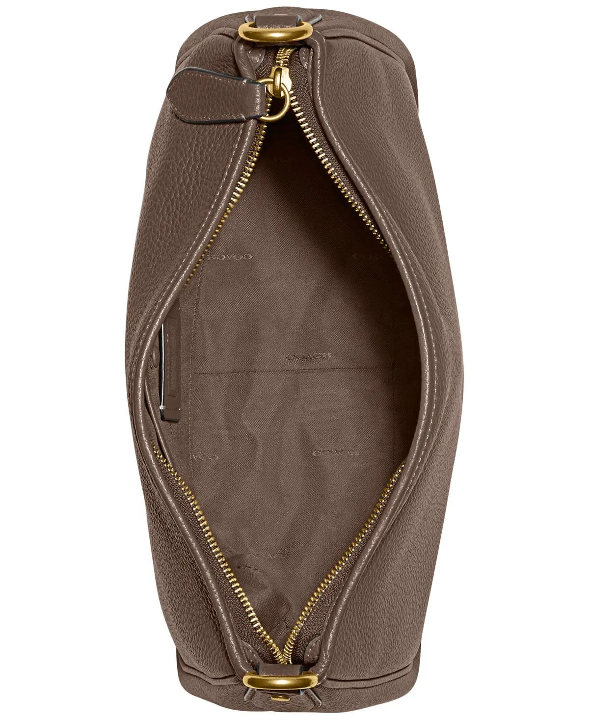 Cary crossbody bag in soft pebbled leather with detachable COACH straps