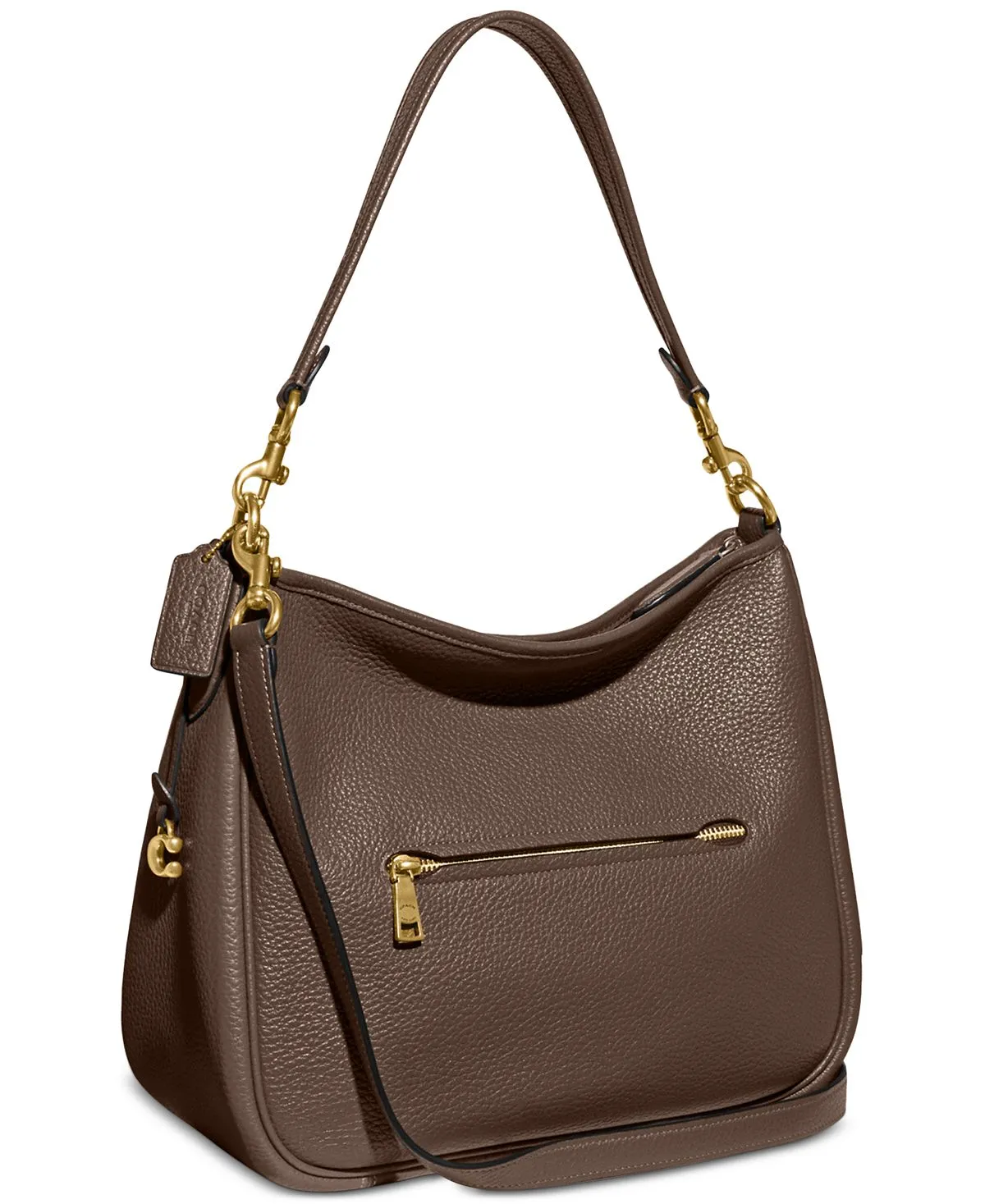 Cary crossbody bag in soft pebbled leather with detachable COACH straps