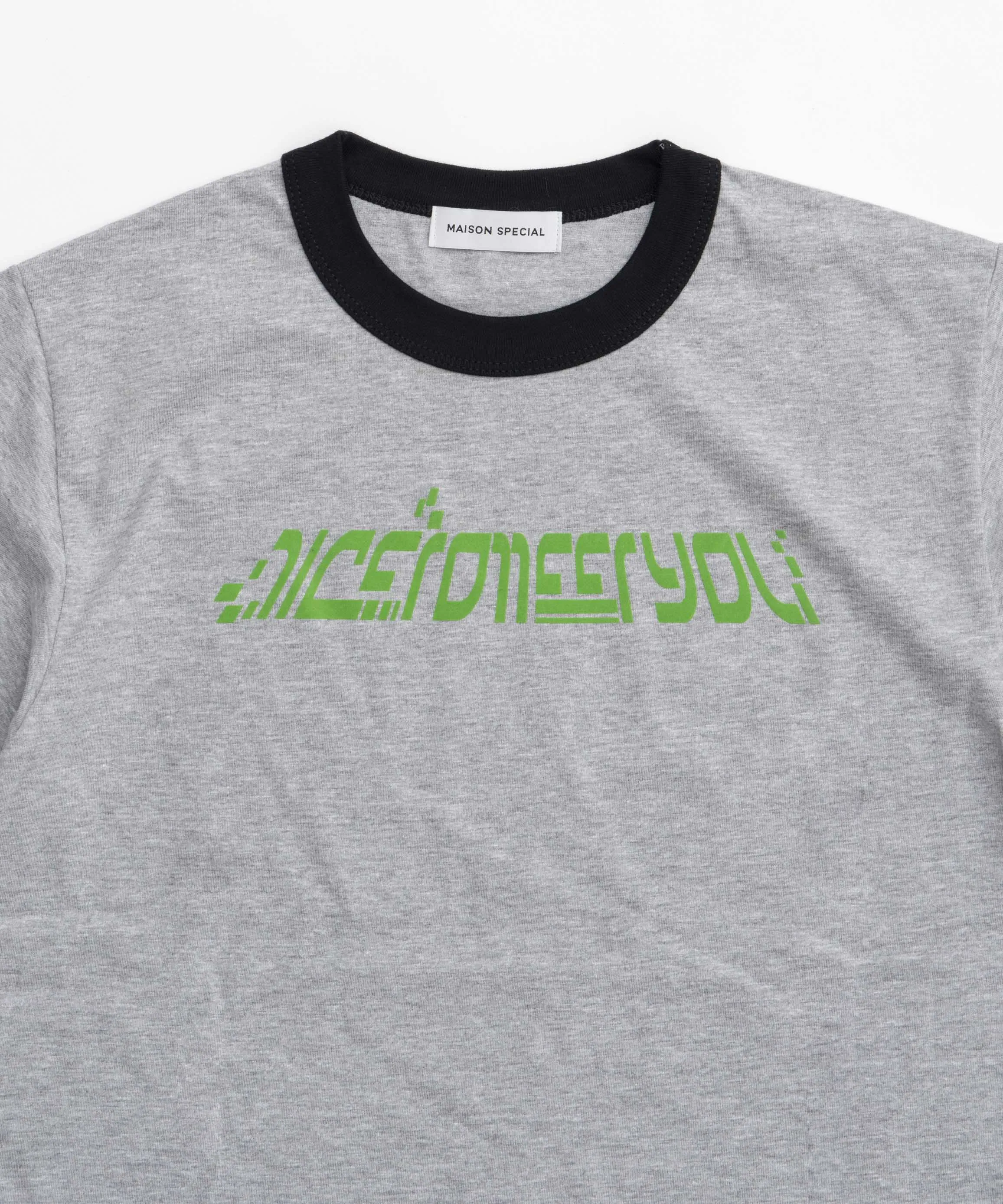 【CHIE NINOMIYA COLLABORATION】Nice To Meet You Ringer Tee