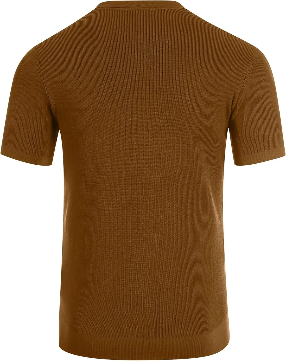 COOFANDY Men's Vintage Knit Shirt Short Sleeve Button Down Polo Shirts for Summer Casual & Vacation
