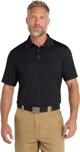 CornerStone Unisex Micropique Gripper Polo | Short Sleeve Collared Shirt for Men & Women, Lightweight Fit Top for Work & Golf