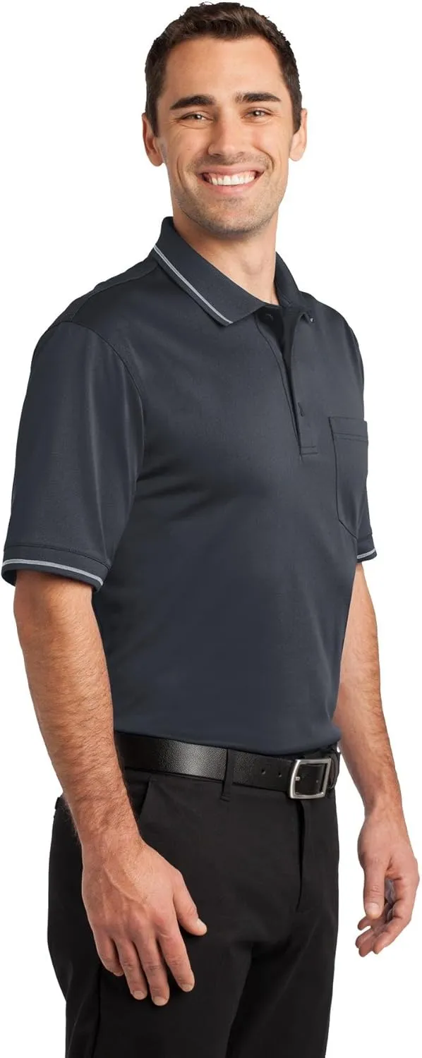 CornerStone Unisex Select Snag-Proof Tipped Pocket Polo | Casual Work Shirt for Men & Women, Lightweight Collared Top