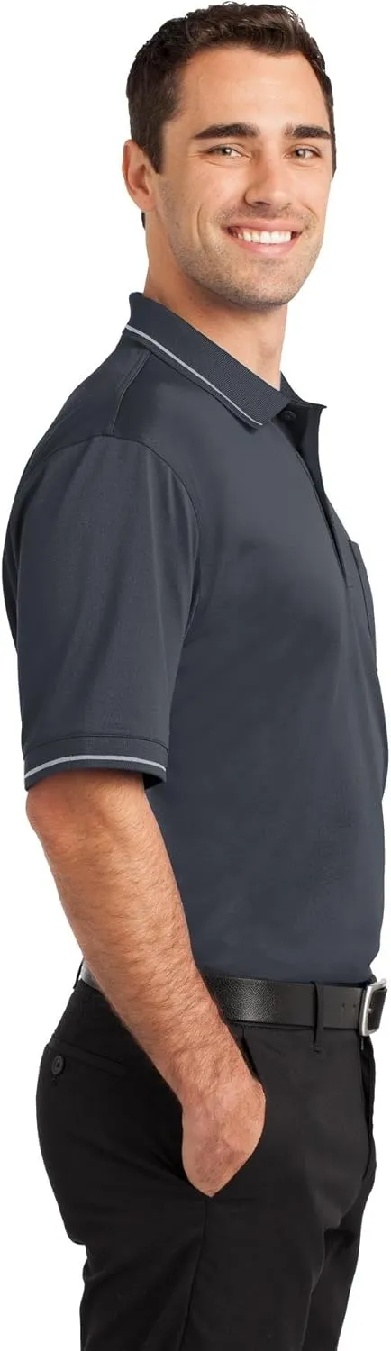 CornerStone Unisex Select Snag-Proof Tipped Pocket Polo | Casual Work Shirt for Men & Women, Lightweight Collared Top