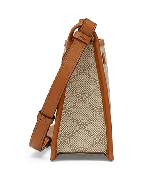 Himmel Lauretos MCM Small Shoulder Bag, Tan/Beige