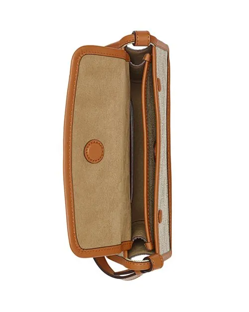 Himmel Lauretos MCM Small Shoulder Bag, Tan/Beige