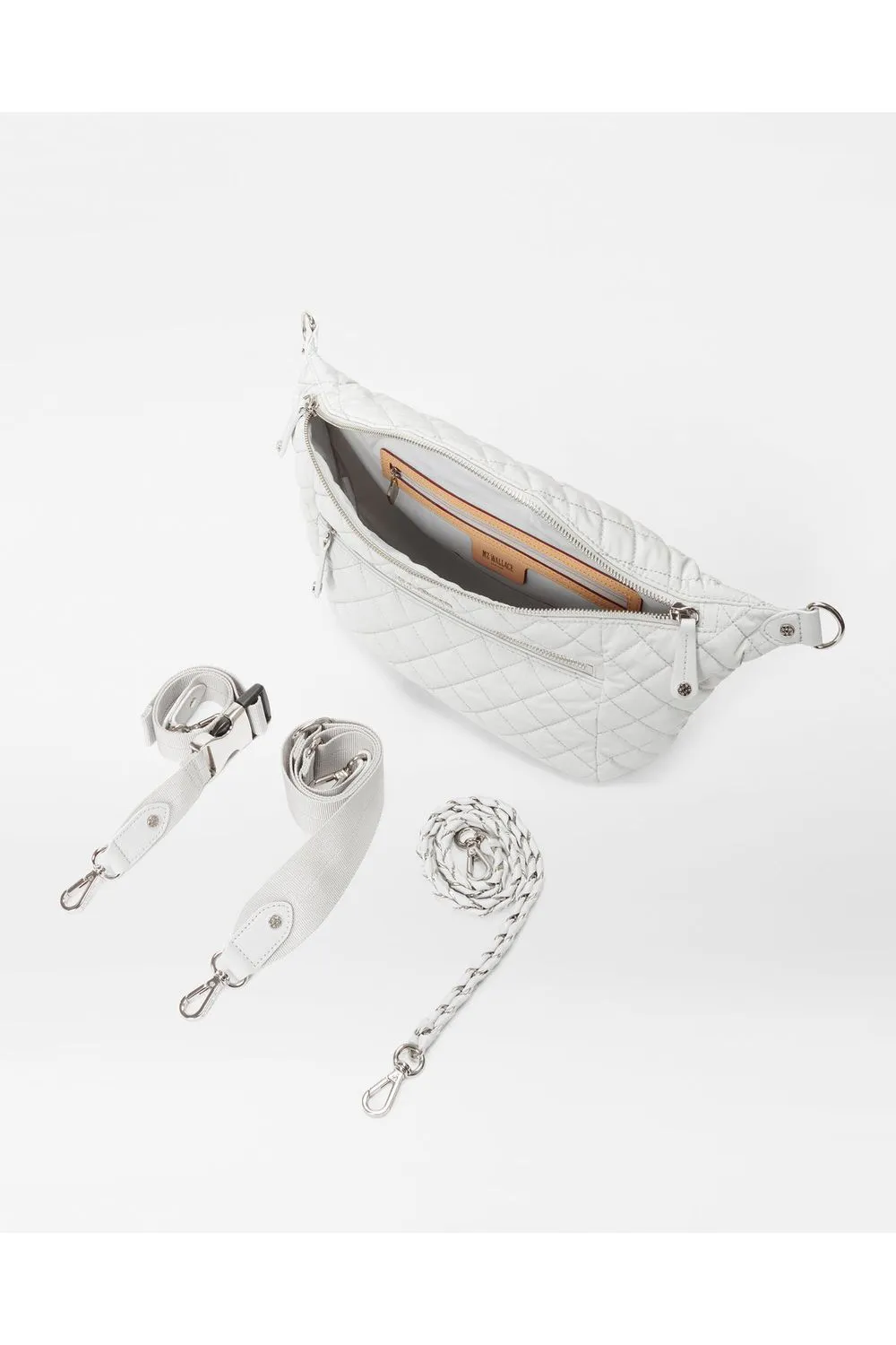 MZ Wallace Crosby Crossbody Sling Bag 1267C1984 | Pebble Liquid