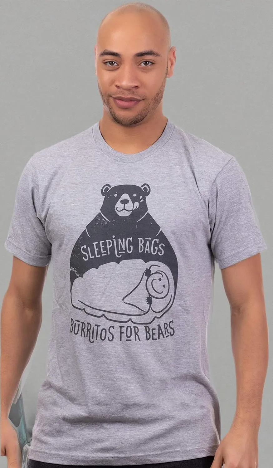 Sleeping Bags are Burritos for Bears | Funny Hiking Hiker Camping Camper Outdoors Men Women Graphic Shirt
