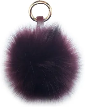 Unpafcxddyig Faux Fox Fur Ball Soft Pom Pom Keychain for Car Key Ring Phone Handbag Charm Tote Pendant