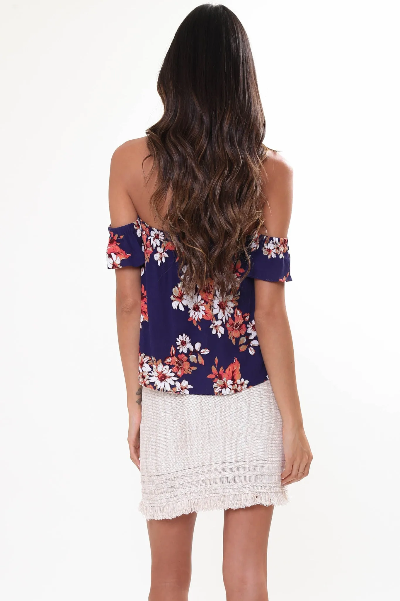 Wonderland Mini Skirt in Feelin' Lucky