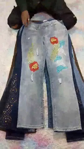 Y2K 2024 - Unique Denim Jeans - 10 pcs