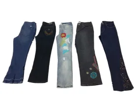 Y2K 2024 - Unique Denim Jeans - 10 pcs