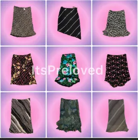 Y2k Black Vibe Mix Skirts(RX-639)
