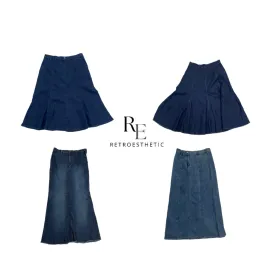 Y2K Denim Fairy Core Skirts (DR-166)